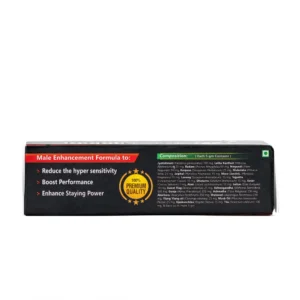 Bionile Insta Gel box back panel with ingredients and directions