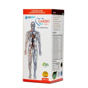 Cardio Pro Syrup carton front view – heart health syrup