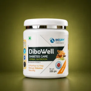 DiboWell Protein Powder 200 g vanilla tub by Bioqem Pharma – herbal protein powder