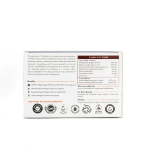 OrthoQem Tablet Ayurvedic tablet carton by Bioqem Pharma
