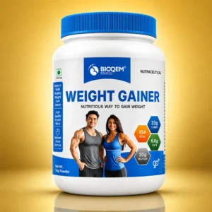 Bioqem Weight Gainer 500 g vanilla tub by Bioqem Pharma – weight gainer powder